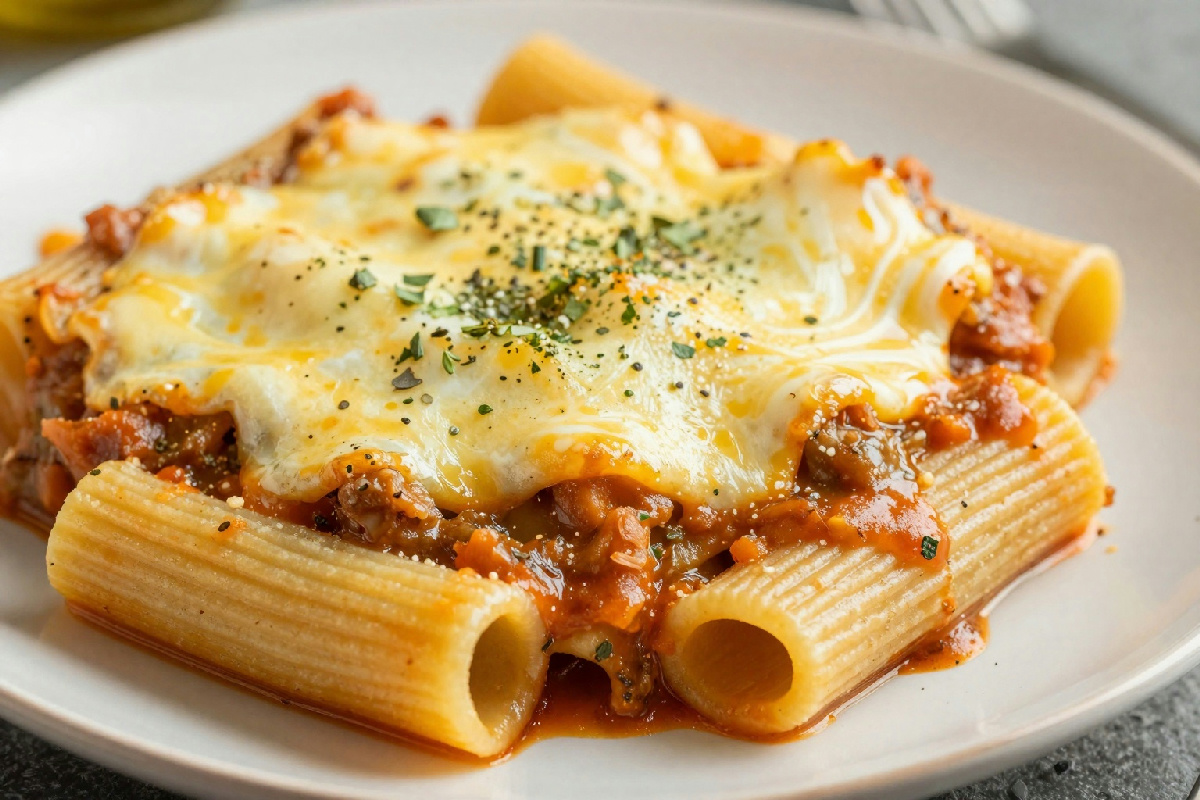 Rigatoni filanti e saporiti: il pranzo è pronto in 30 minuti e conquisterà tutti